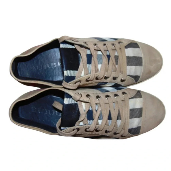 Burberry check sneakers size 38 - Picture 5 of 10
